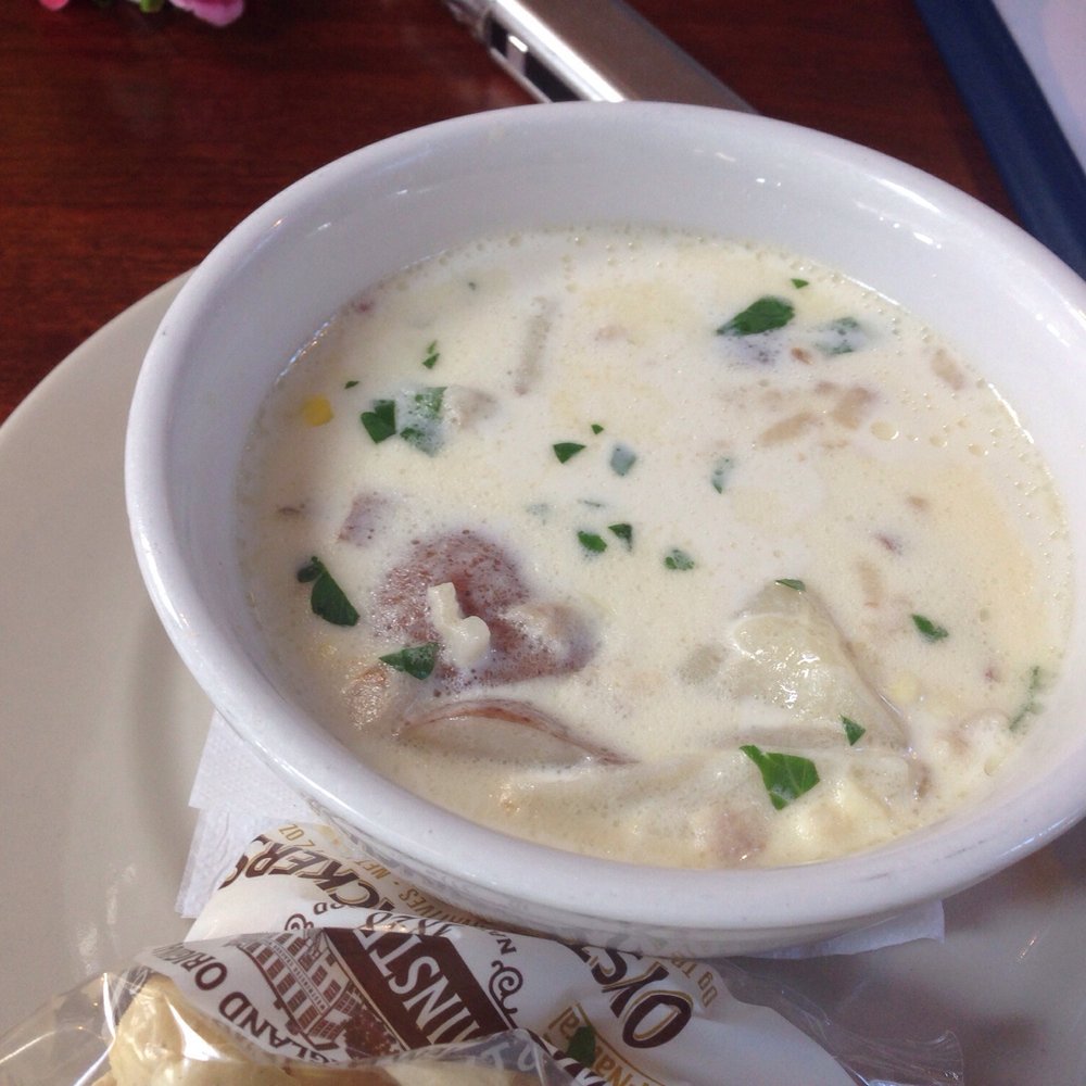 The Back Eddy - One of my favorite clam chowders of life. Thin. Delicious. - Seafood Near Me - Westport, Massachusetts The Back Eddy - One of my favorite clam chowders of life. Thin. Delicious. - Seafood Near Me - Westport, Massachusetts