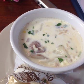 The Back Eddy - One of my favorite clam chowders of life. Thin. Delicious. - Seafood Near Me - Westport, Massachusetts The Back Eddy - One of my favorite clam chowders of life. Thin. Delicious. - Seafood Near Me - Westport, Massachusetts