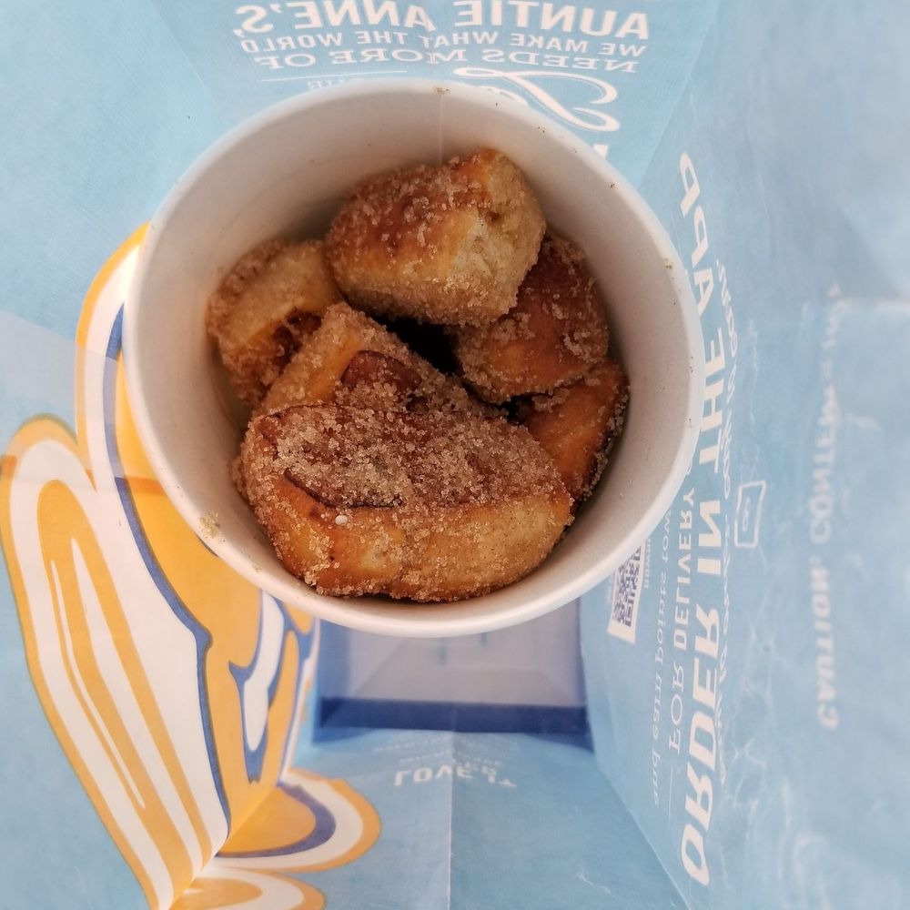 Auntie Anne's - a bowl of sugared doughnuts - Pretzels Near Me - Kenner, Louisiana Auntie Anne's - a bowl of sugared doughnuts - Pretzels Near Me - Kenner, Louisiana
