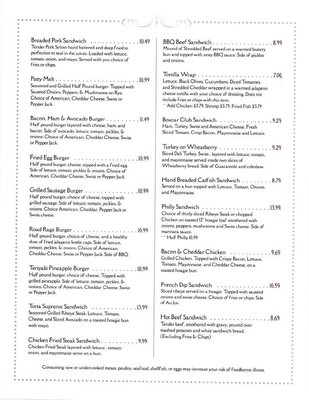 Menu photo 5 Central Station Bar & Grill Dodge City, KS
