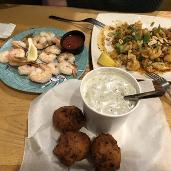 Anthony's Seafood - Shrimp cocktail, New England clam chowder, clam cakes, Asian calamari - Seafood Near Me - Middletown, Rhode Island