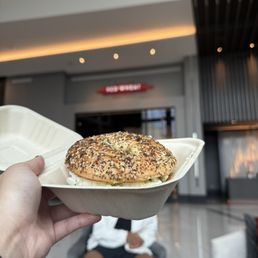 Avocado egg white bagel