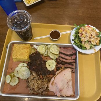 Joe's Real BBQ - Four Meat Sampler - Barbeque Near Me - Gilbert, Arizona Joe's Real BBQ - Four Meat Sampler - Barbeque Near Me - Gilbert, Arizona
