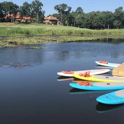 BeFree Yoga - BeFree yoga hosted paddle board yoga at The Cascades, taught by the amazing Elise