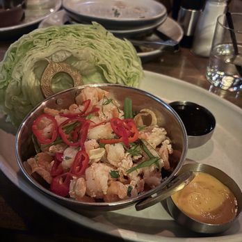 JOEY Bellevue - Szechuan Prawn Lettuce Wraps - New American Near Me - Bellevue, Washington
