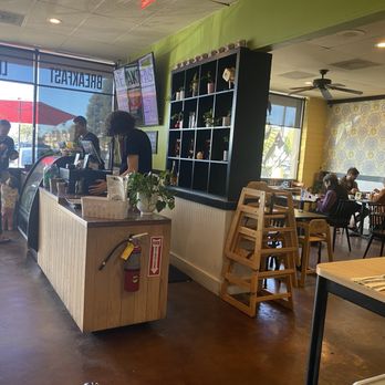 The Trails Eatery - Inside peaking out - Breakfast & Brunch Near Me - San Diego, California The Trails Eatery - Inside peaking out - Breakfast & Brunch Near Me - San Diego, California