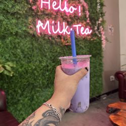 Fresca Boba Tea - Taro milk tea
