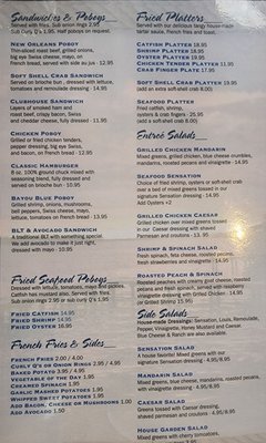Menu photo 2 Morel's Restaurant New Roads, LA