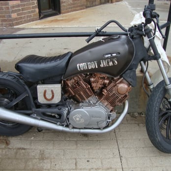 Cowboy Jack's - Decorative bike...pretty cool. - Sports Bars Near Me - New Brighton, Minnesota