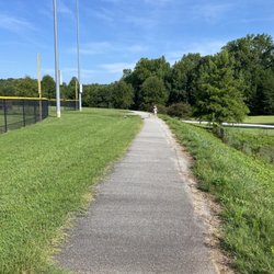 David Jackson Park - Walking/running trail around the baseball/softball fields