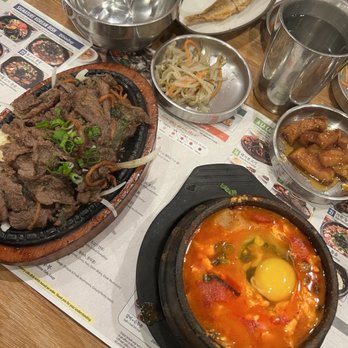 Kaju Soft Tofu - 5. Tofu & Bulgogi Combo Dinner - Korean Near Me - Irvine, California