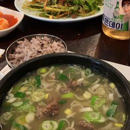 Beef soup and beef salad Beef soup and beef salad