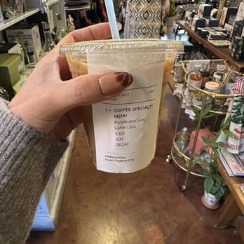 Local Fixture Coffee Bar - Purple and Gold Latte - Medium - Coffee & Tea Near Me - Whittier, California