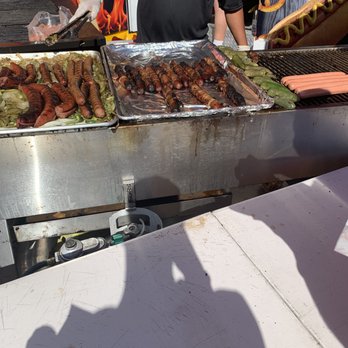 Dixon May Fair - Grilling station w/ sausage onions & Peppers. - Festivals Near Me - Dixon, California
