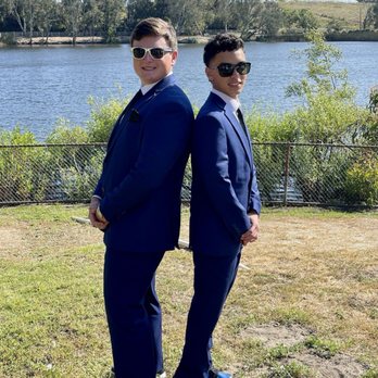 Hollywood Suits - Prom 2023! Went as Men in Blue! - Men's Clothing Near Me - Westminster, California Hollywood Suits - Prom 2023! Went as Men in Blue! - Men's Clothing Near Me - Westminster, California