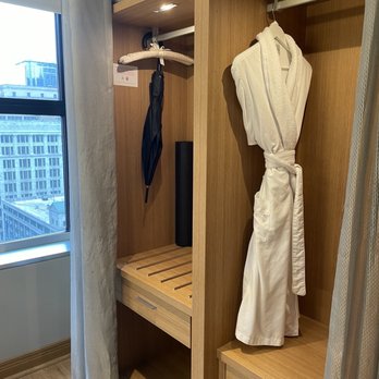 Virgin Hotels Chicago - Closet space in suitr - Hotels Near Me - Chicago, Illinois Virgin Hotels Chicago - Closet space in suitr - Hotels Near Me - Chicago, Illinois