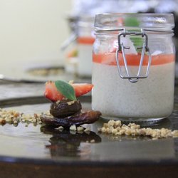 Yama Restaurant Alte Post - Tapica pudding - vegan dessert