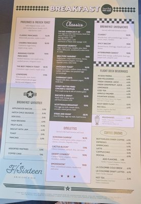 Menu photo 6 F/Sixteen Scottsdale, AZ Menu photo 6 F/Sixteen Scottsdale, AZ