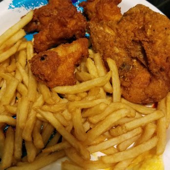 Crown Fried Chicken - a plate of french fries - Fast Food Near Me - Jamaica, New York