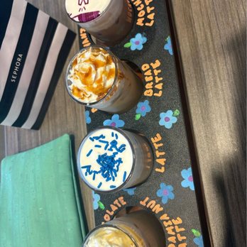 Joffrey's Coffee & Tea - latte flight - Coffee & Tea Near Me - Tampa, Florida Joffrey's Coffee & Tea - latte flight - Coffee & Tea Near Me - Tampa, Florida