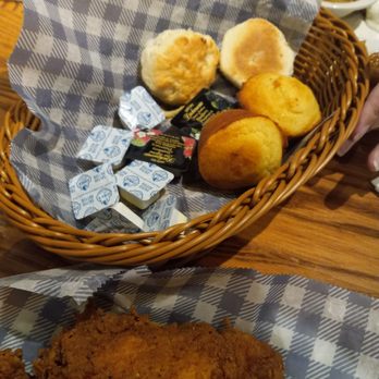 Cracker Barrel Old Country Store - Dried out Biscuits and Corn Bread Muffins. - Breakfast & Brunch Near Me - Chandler, Arizona