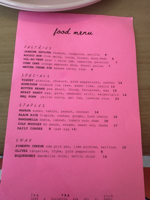 Menu photo 1 TXA TXA Club Chicago, IL Menu photo 1 TXA TXA Club Chicago, IL