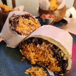 Taco Azul - Chicken burrito lunch special