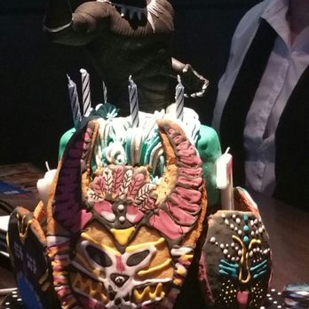 Dave & Buster's Pineville - Every 7 yr old needs a custom Black Panther birthday cake. His mother made it from scratch. - American Near Me - Pineville, North Carolina Dave & Buster's Pineville - Every 7 yr old needs a custom Black Panther birthday cake. His mother made it from scratch. - American Near Me - Pineville, North Carolina