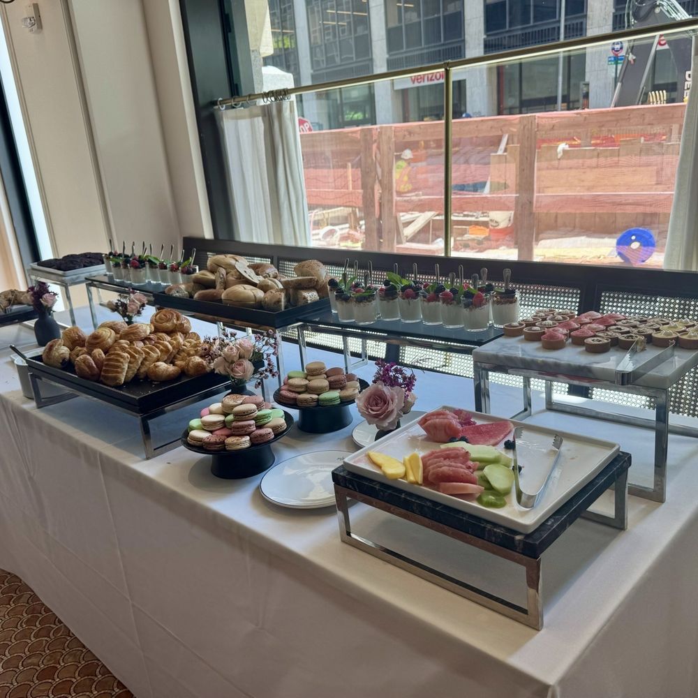 La Marchande - One half of the Mother's Day buffet display (didn't get to take a pic of the other half coz there were a lot of people) - French Near Me - New York, New York La Marchande - One half of the Mother's Day buffet display (didn't get to take a pic of the other half coz there were a lot of people) - French Near Me - New York, New York