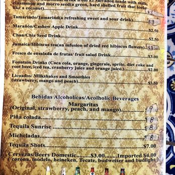 Pupuseria Katarina - Drink Menu - Salvadoran Near Me - Cleveland, Ohio Pupuseria Katarina - Drink Menu - Salvadoran Near Me - Cleveland, Ohio