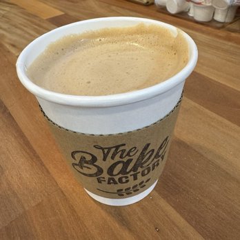 The Bake Factory - small plain latte with almond milk - Coffee & Tea Near Me - Virginia Beach, Virginia The Bake Factory - small plain latte with almond milk - Coffee & Tea Near Me - Virginia Beach, Virginia