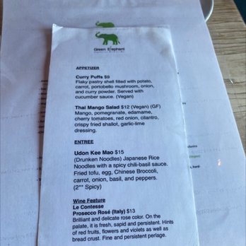 Green Elephant - Menu - Vegetarian Near Me - Portsmouth, New Hampshire Green Elephant - Menu - Vegetarian Near Me - Portsmouth, New Hampshire