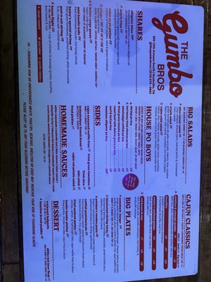 Menu photo 4 The Gumbo Bros Nashville, TN