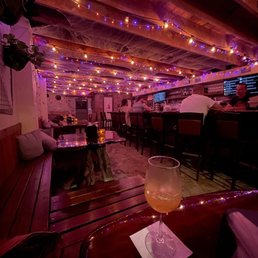 Bar Area at Night