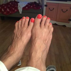 Michael Nails & Spa - Michael made these tired old feet look sassy :)