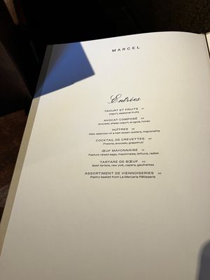 Menu photo 6 Marcel NYC New York, NY