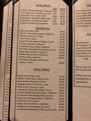 Menu photo 4 Toni Steakhouse Savannah, GA Menu photo 4 Toni Steakhouse Savannah, GA