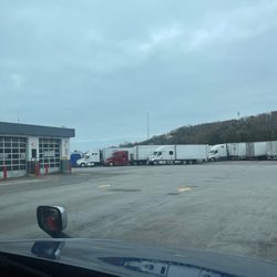 TA Travel Center - View of the shop and some of the parking area. Time to fuel up.