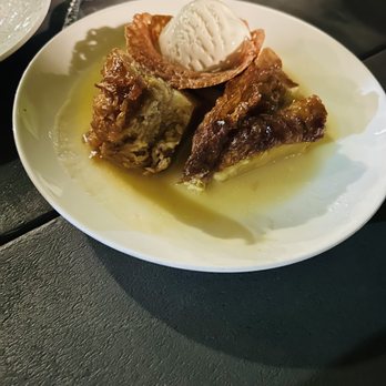 Rainbow Lodge - Bread pudding. Just do it. It was amazing. - New American Near Me - Houston, Texas