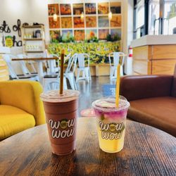 Kahuna Koffee Smoothie + Butterfly Mojito Lemonade