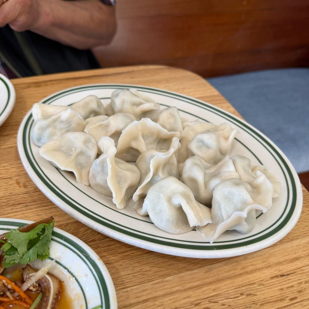 New Dumpling - Green Chive with Shrimp & Pork Dumplings - Chinese Near Me - El Cerrito, California New Dumpling - Green Chive with Shrimp & Pork Dumplings - Chinese Near Me - El Cerrito, California