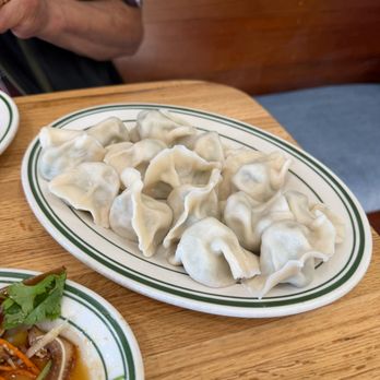 New Dumpling - Green Chive with Shrimp & Pork Dumplings - Chinese Near Me - El Cerrito, California