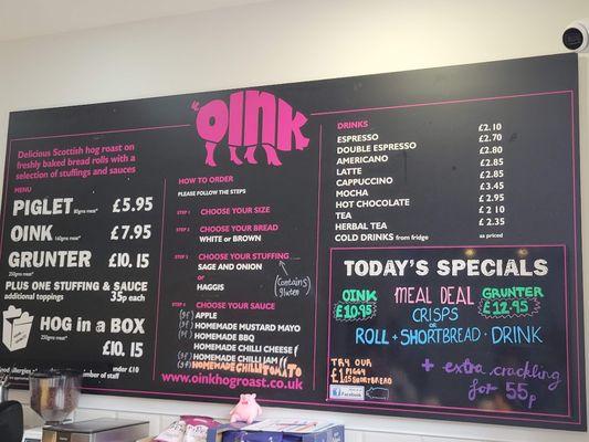 Menu photo 1 Oink Edinburgh, EDH Menu photo 1 Oink Edinburgh, EDH