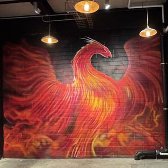 Teeling Whiskey Distillery - Phoenix wall art - Distilleries Near Me - Dublin, D Teeling Whiskey Distillery - Phoenix wall art - Distilleries Near Me - Dublin, D