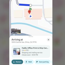 FedEx Office Print & Ship Center - "Prepaid online, arrived before closing -- wasn't acknowledged while others behind me were served."