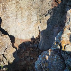 Lake Mineral Wells State Park - Big drop.