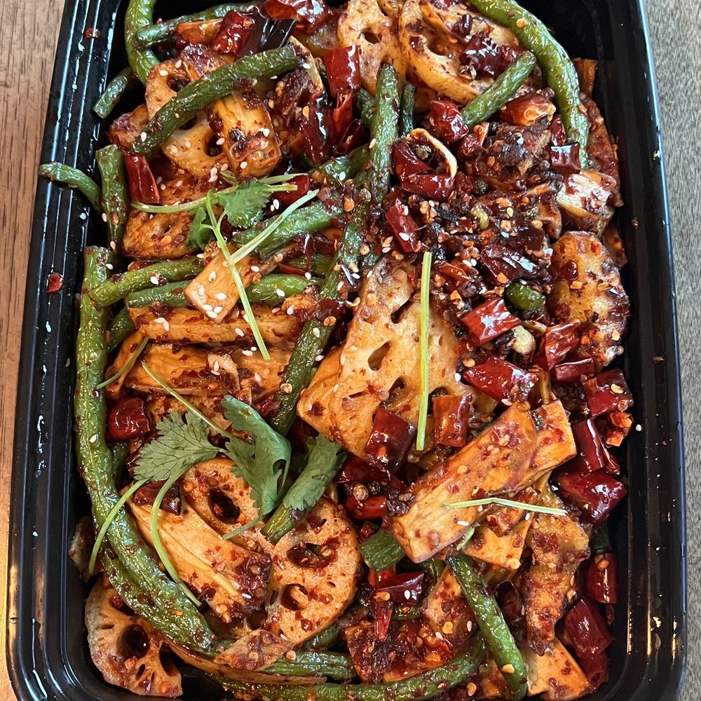 Tian Fu Chun Qiu - Hot and spicy dry pot - Chinese Near Me - Redmond, Washington Tian Fu Chun Qiu - Hot and spicy dry pot - Chinese Near Me - Redmond, Washington