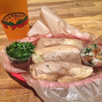 District Taco - Chicken and shrimp tacos - Mexican Near Me - Washington, DC, District of Columbia