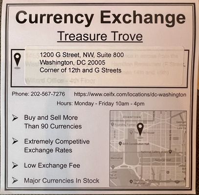 Treasure Trove Foreign Currency Exchange by null