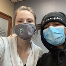 Thomas Randers, Jr, DDS - Waiting for our cleaning!